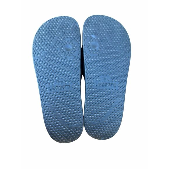 Lacoste Serve Slide Mens Size 13 in Black Open Toe - Picture 6 of 6